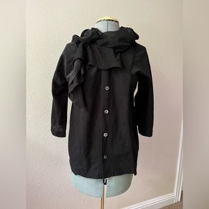 Black Button down sweater